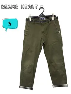 BEAMS HEART ビームスハート　ウエスト ドット クロップド パンツ　Sのサムネイル