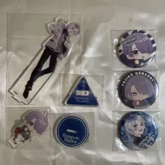 にじさんじ　弦月藤士郎　2周年　アクリルスタンド　缶バッジ　にじさんじぷち