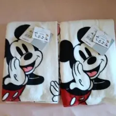 ミッキーマウス バスタオル 約70x140cm　２枚セット