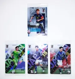 【未開封】ツインウエハース　サッカー日本代表ver「レア 冨安健洋」含む　４枚