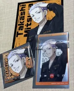 東京リベンジャーズアンリミテッド ビデオ通話風クリアカード 缶バ 三ツ谷隆