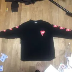 MOBB ハートプリント 長袖カットソー