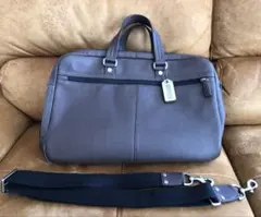COACH ブラウン ビジネスバッグ