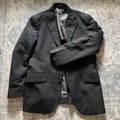 メンズ テーラードジャケット ブラック ビジネス Journal Works