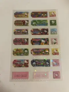 サンリオ キティ クリアシール ご当地シール