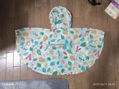 Mont•bell 葉っぱ柄 レインポンチョ 子供用