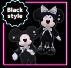 ミッキー ミニー ブラックスタイル ぬいぐるみ