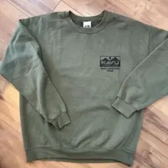KAVU オリーブ スウェット Lサイズ