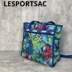【LESPORTSAC】　トートバッグ　縦型　ハンドバッグ　エコバッグ