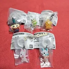 おじゃる丸 めじるしアクセサリー 全5種類 コンプ ガチャ ㉚