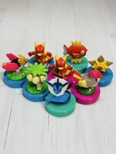 ポケモン ガチャガチャ スタンプフィギュア 7種8体セット