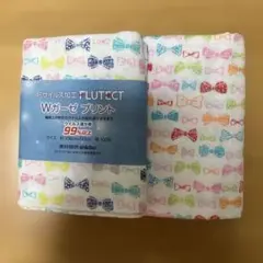 FLUTECT リボン柄ガーゼ生地 約106cm×50cm