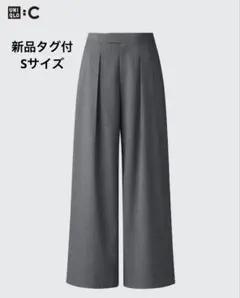 新品タグ付き UNIQLO タックワイドパンツセットアップ ＋ 470925
