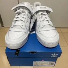 未使用 ADIDAS FORUM LOW "WHITE/WHITE"