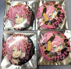 AMPTAKxCOLORS ハロウィン 缶バッジ 等身・デフォ4個セット