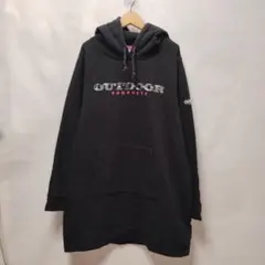 OUTDOOR PRODUCTS レディースブラックパーカーチュニック 4L