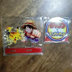 ワンピース ルフィ ポケモン ピカチュウ 週刊少年ジャンプ アクリル