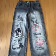 ずっと真夜中でいいのに。「MAD ヴィンテージ デニムパンツ」Mサイズ