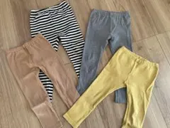 コットン混紡レギンス4点セット