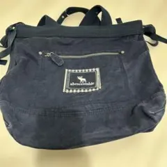 【未使用品】abercrombie ネイビー ショルダーバッグ