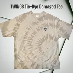 TWINGS Tie-Dye Damaged Tee