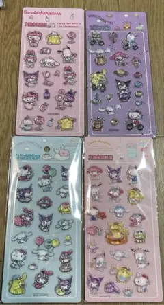 サンリオ　立体水晶シール　ボンボンドロップ