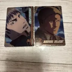 進撃の巨人　コレクターズカード　ライナー　ジャン