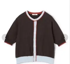 【美品】MACPHEEドライコットン ハーフスリーブカーディガンのサムネイル