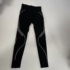 ブラック スポーツレギンス ヨガパンツ