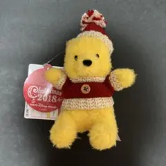 くまのプーさん ディズニー クリスマス2006年 ぬいぐるみ オーナメント　レア くまのプーさん ディズニー クリスマス2006年 ぬいぐるみ