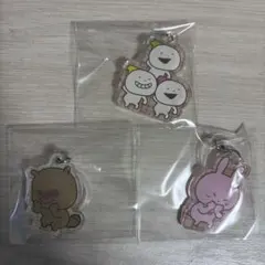 にしむらゆうじ購買部限定 うふふふなガチャめじるしリング たぬき ラブラビット