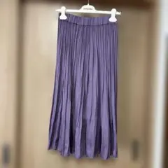 ギャザースカート 紫