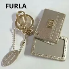 ☆FURLA☆フルラ　キーホルダー ミラー　チャーム