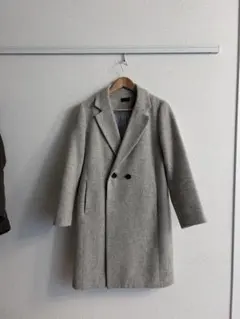 apart by lowrys チェスターコート グレー　dot-st