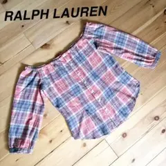 ラルフローレン（Ralph Lauren）オフショルダーブラウス Sのサムネイル