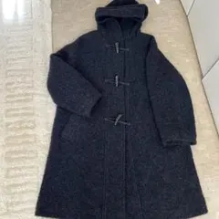 ensuite ダークグレー フード付きダッフルコート