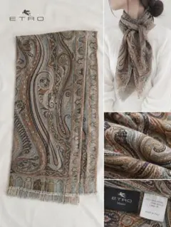 ETRO エトロ ペイズリー柄 スカーフ タグ無し