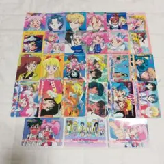 セーラームーンカード8枚セット キラキラカード入り - メルカリ