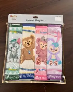ディズニー ダッフィーフレンズ ミニタオル 新品
