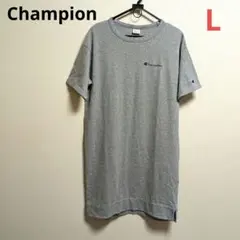 Champion❤Tシャツワンピース半袖 Lサイズ グレーのサムネイル
