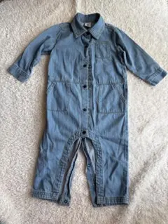 【美品】プチバトー　長袖ロンパース　12M/74センチ