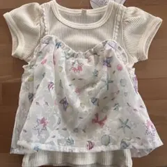 女の子海柄Tシャツ 100