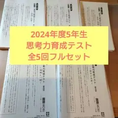 日能研2024年6年生前期育成テストフルセット 日能研 2025年 6年 育成テスト 最新フルセット - メルカリ