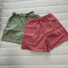 キッズ　キュロット150 2枚セット