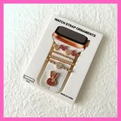 人気 アップルウォッチ バンド ピンクゴールド ベルト アクセサリー 可愛い