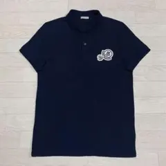 モンクレール ポロシャツ ダブルワッペン 極美品 MONCLER モンクレール ダブル ロゴワッペン ポロシャツ 95 100 - メルカリ