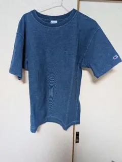 Champion デニムブルー Tシャツ Ｍ
