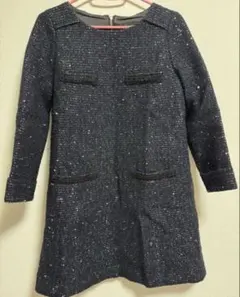 ジャケットワンピース長袖