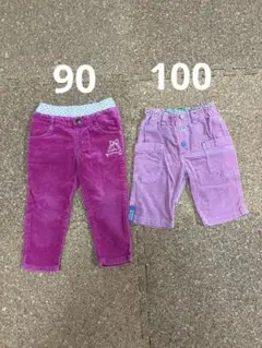 ズボン　3can4on 90〜100サイズ