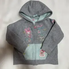 メゾピアノ ベリエちゃん グレーパーカー